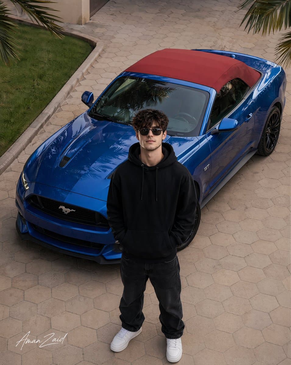 Cinematic Dslr Mustang Portrait