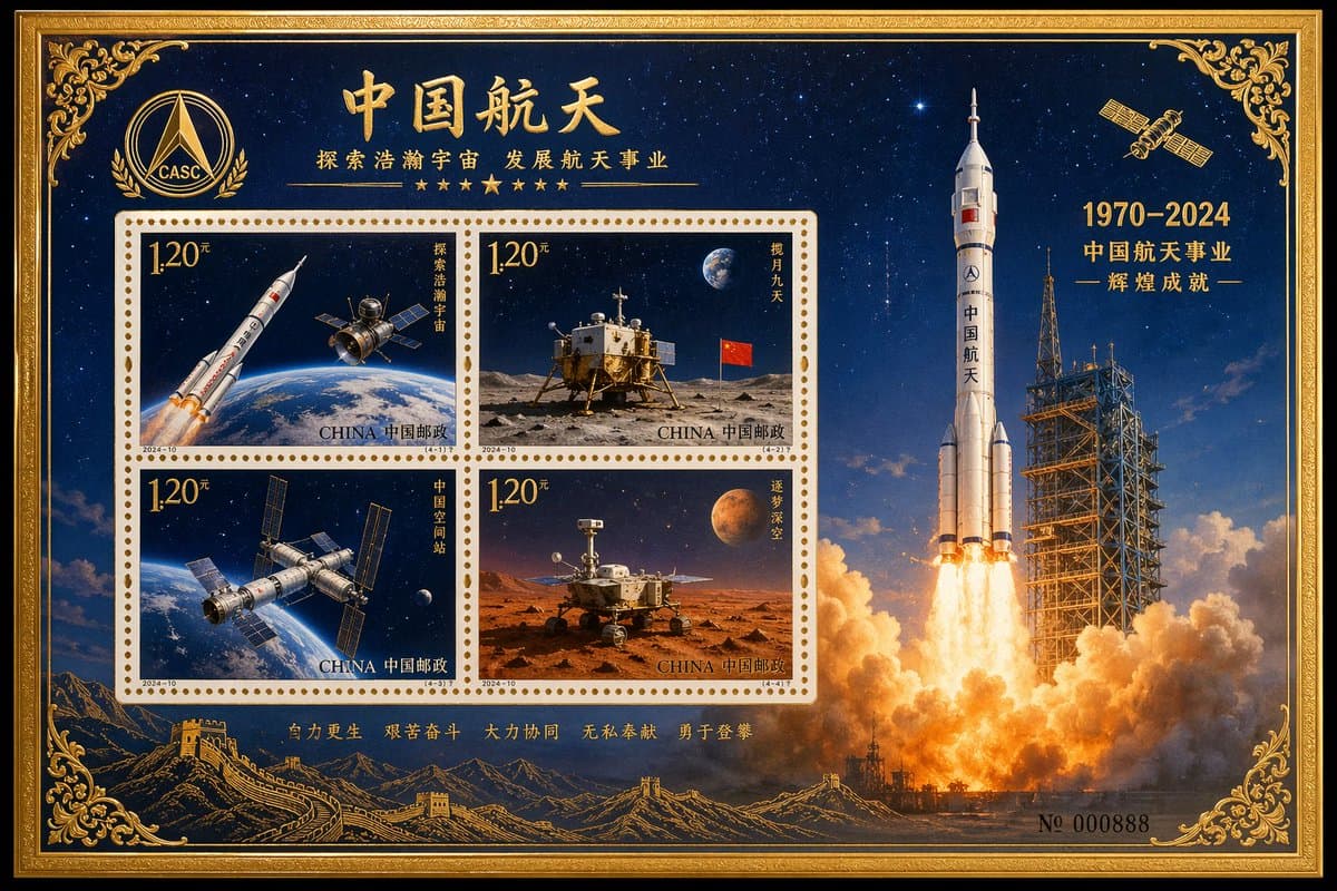 China Aerospace Commemorative Stamp