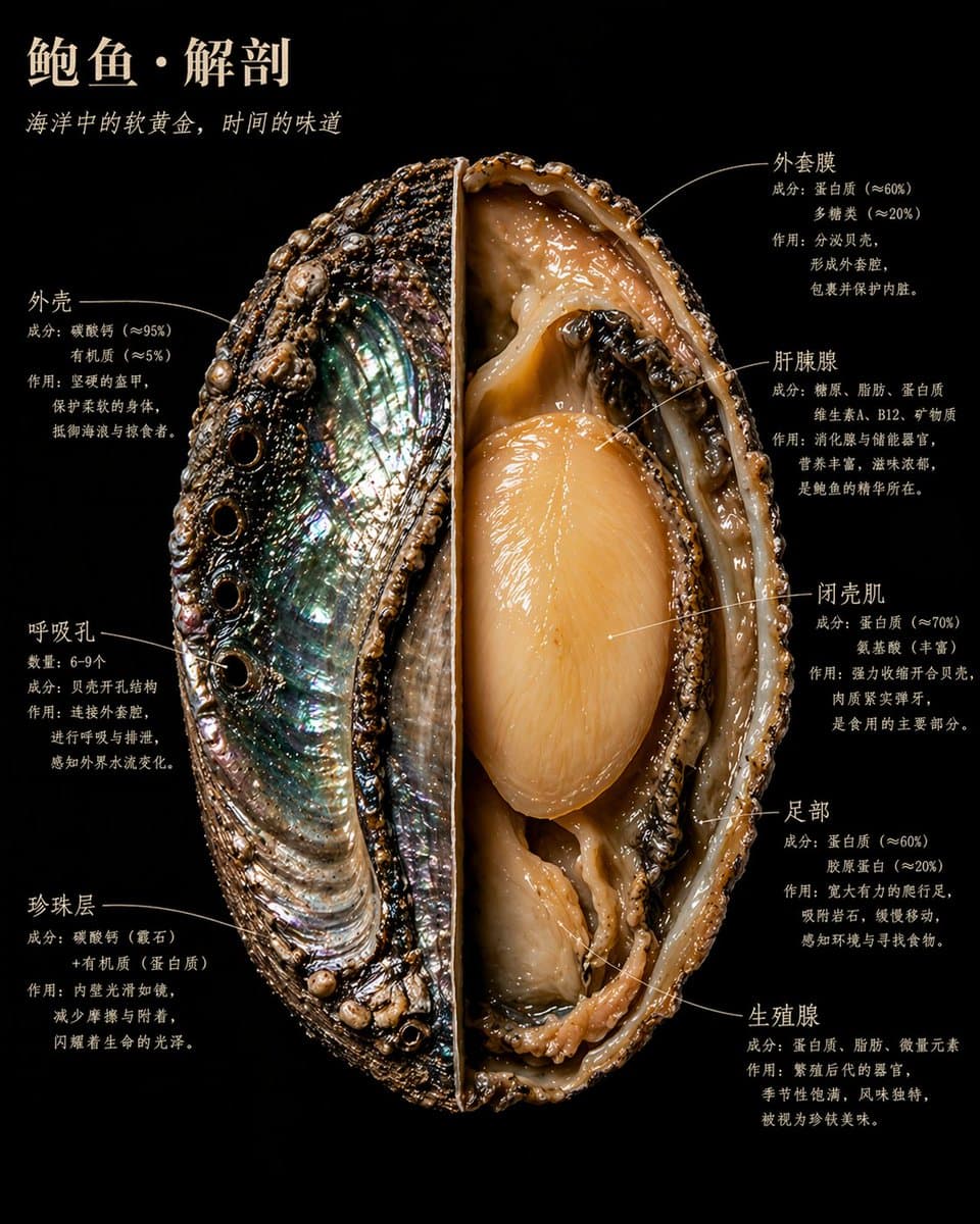 Naturalist Food Specimen Cross Section